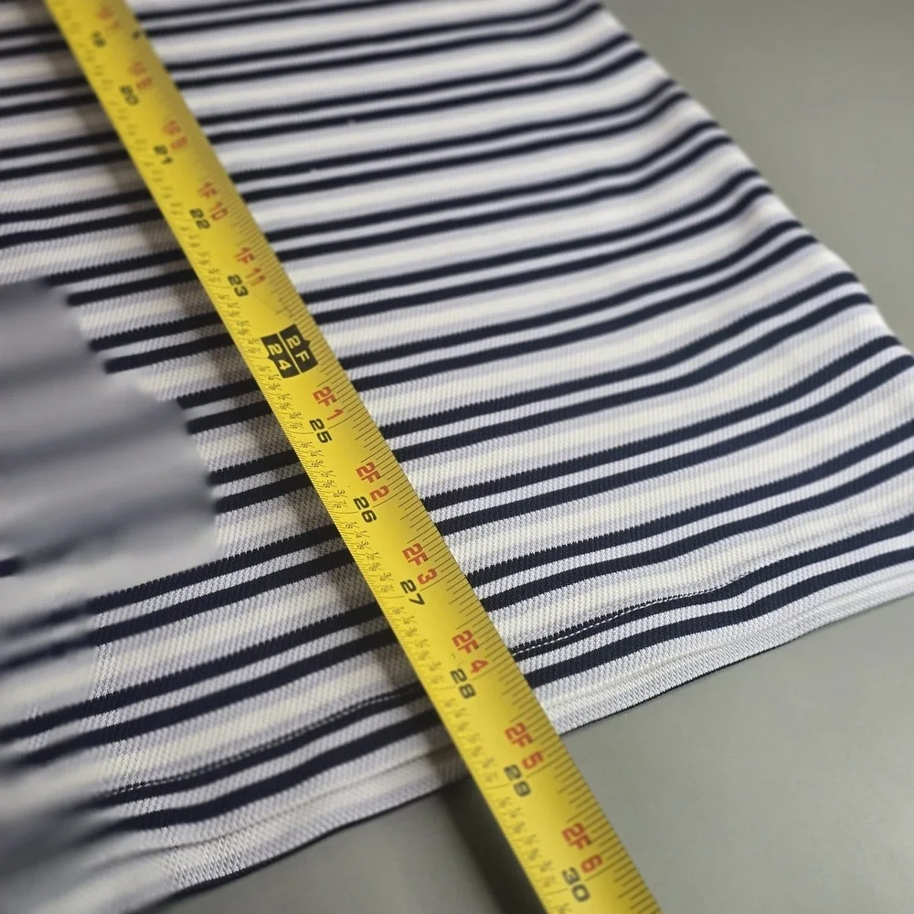 Nike‎ Mens Mesh Standard Fit Short Sleeve Shirt Size XL Striped White
